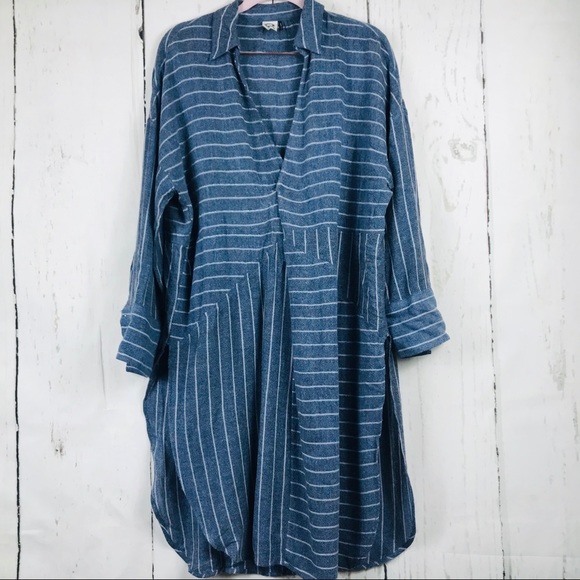 Anthropologie Akemi + Kin Strada Striped Tunic - Picture 2 of 8